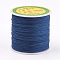 Polyester Cord, Midnight Blue, 0.8mm, about 87.48 yards(80m)/roll