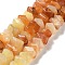 Natural Orange Botswana Agate Beads Strands, Nuggets, Faceted, 6~8x10.5~14x8~9.5mm, Hole: 1.2mm, about 57~61pcs/strand, 15.16''~15.39''(38.5~39.1cm)