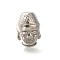 Anti-Tarnish 304 Stainless Steel Beads, Buddha's Head, Stainless Steel Color, 14x10x10mm, Hole: 2.2mm
