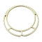 Rack Plating Alloy Pendants, Ring, Golden, 38x1.5mm, Hole: 30mm