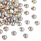 Preciosa® MAXIMA Crystal No Hotfix Flatback Stones, Czech Crystal, Dura Foiling, Round(438 11 615 Chaton Rose), 10330 200 Lt.Col.Topaz AB, SS16(3.8~4mm)