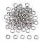 Tarnish Resistant 304 Stainless Steel Open Jump Rings, Stainless Steel Color, 18 Gauge, 6x1mm, Inner Diameter: 4mm