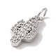 Подвески из латуни и кубического циркония KK-L216-063P-2