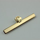 Застежки для кошелька с замком из цинкового сплава PURS-PW0001-029LG-1