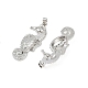 Латунные микро проложить кубического циркония подвески KK-F908-24P-2