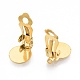 Фурнитура для сережек-клипс из нержавеющей стали 304 STAS-N092-168G-1