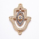 Латунные микро проложить кубических соединения циркония ZIRC-F082-01G-RS-1