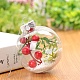 Украшения из прозрачных пластиковых наполняемых шариков XMAS-PW0002-02B-07-1