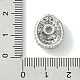 Подвески из латуни с покрытием из прозрачного кубического циркония KK-S378-01P-O-3