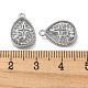 Латунные микро проложить кубического циркония подвески KK-H460-06P-3