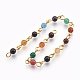 Handmade природных агат бисером цепи X-AJEW-JB00448-02-2