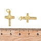 Латунные микро проложить кубического циркония подвески KK-C092-21F-G-3