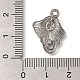 Подвески из нержавеющей стали 304 с защитой от потускнения STAS-M075-25P-3