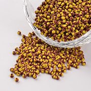 12/0 непрозрачные цвета просачиваться стеклянные бусины SEED-M008-C17