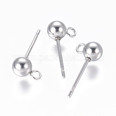Компоненты сережек из нержавеющей стали марки 304 STAS-I120-16C-P-1