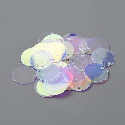 Переливающиеся подвески из пвх с пайетками/блестками PVC-WH0006-01B-1