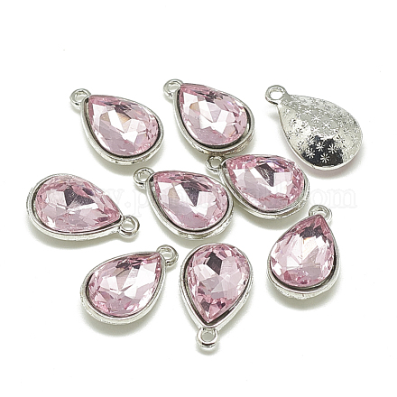 Сплав стекла подвески PALLOY-T028-10x14mm-10-1
