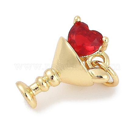 Латунные микро проложить кубического циркония подвески KK-Q028-70G-01-1