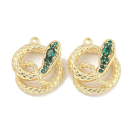 Латунные микро проложить кубического циркония подвески KK-S386-23G-02-1