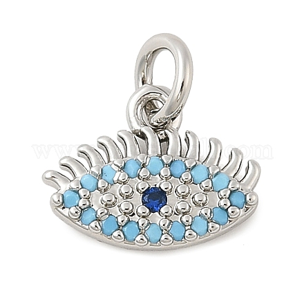 Латунные микро проложить кубического циркония подвески KK-U056-08P-1