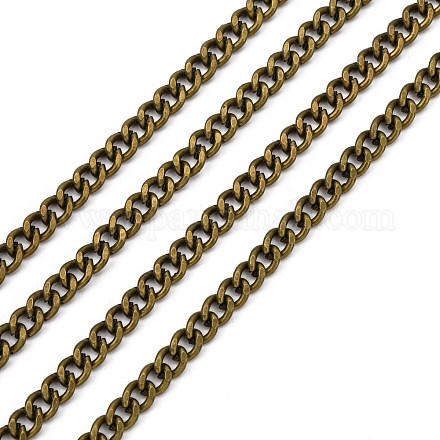 Железные кубинские звенья цепи CH-R013-7x5.5mm-AB-NF-1