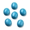 Synthetic Turquoise Cabochons, Oval, 12x10x4.5mm