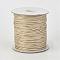 Eco-Friendly Korean Waxed Polyester Cord, BurlyWood, 3mm, about 41.01~41.56 Yards(37.5~38m)/Roll