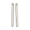 Non-Tarnish 304 Stainless Steel Pendants, Column Bar Charm, Stainless Steel Color, 22x2mm, Hole: 1.2mm