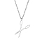 Non-Tarnish Stainless Steel Pendant Necklaces, Scissor, Stainless Steel Color, 17.72 inch(45cm)