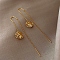 Alloy Rhinestone Earrings for Women, with 925 Sterling Silver Pin, Flower, 10mm