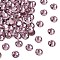 Preciosa® MAXIMA Crystal No Hotfix Flatback Stones, Czech Crystal, Dura Foiling, Round(438 11 615 Chaton Rose), 20020 Light Amethyst, SS16(3.8~4mm)