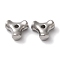 Non-Tarnish 304 Stainless Steel Beads, Triangle, Stainless Steel Color, 12x13x5mm, Hole: 1.8mm