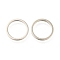 Brass Linking Rings, Ring, Platinum, 10x1mm, Inner Diameter: 8mm