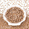 Transparent Inside Colours Glass Seed Beads, Triangle, Peru, 3.4x3.4~3.8x3.4~3.8mm, Hole: 1mm, about 7500pcs/pound