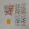 OPP Cellophane Bags Sets, Twist Tie, Rectangle, Rainbow, 27.5x12.5cm, 100pcs