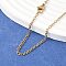 Trendy Unisex 304 Stainless Steel Cable Chain Necklaces, with Lobster Claw Clasps, Golden, 19.5~20.5 inch(50~52cm)
