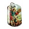Rectangle Epoxy Resin Pendants, Religion Charms with Platinum Plated Aluminum Jump Rings, Human, 40x23.5x3mm, Hole: 7mm