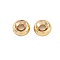 Brass Beads, Cadmium Free & Nickel Free & Lead Free, Rondelle, Real 18K Gold Plated, 4x2mm, Hole: 1.5mm