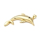 Подвески из латуни и прозрачного циркония с покрытием стойки KK-L216-067G-2