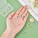 6 пара серег-колец Huggie Hoop из нержавеющей стали 304 в двух стилях EJEW-DC0001-05-3