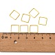 Квадрат латунь связывая кольца X-EC03010mm-G-4