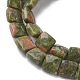Природные Unakite бисер нитей G-K359-B14-01-4