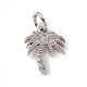 Латунные микро проложить кубического циркония подвески ZIRC-F132-41P-1