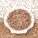 Прозрачные внутри цветные стеклянные бусины SEED-T007-13A-1