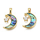 Латунные подвески с фианитами KK-N233-406-2