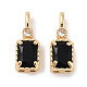 Латунные микро проложить кубического циркония подвески KK-C051-54G-01-1