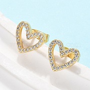 Серьги-гвоздики из циркония EJEW-C139-02G