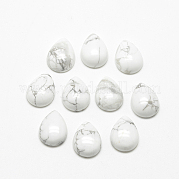 Кабошоны из натурального говлита G-R417-10x14-29