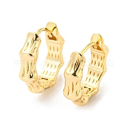 Серьги-кольца из бамбуковой латуни EJEW-Q792-01G