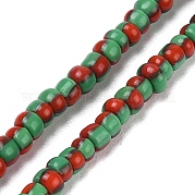 Бусы лэмпворк ручной работы BLOW-K001-01A-14-01